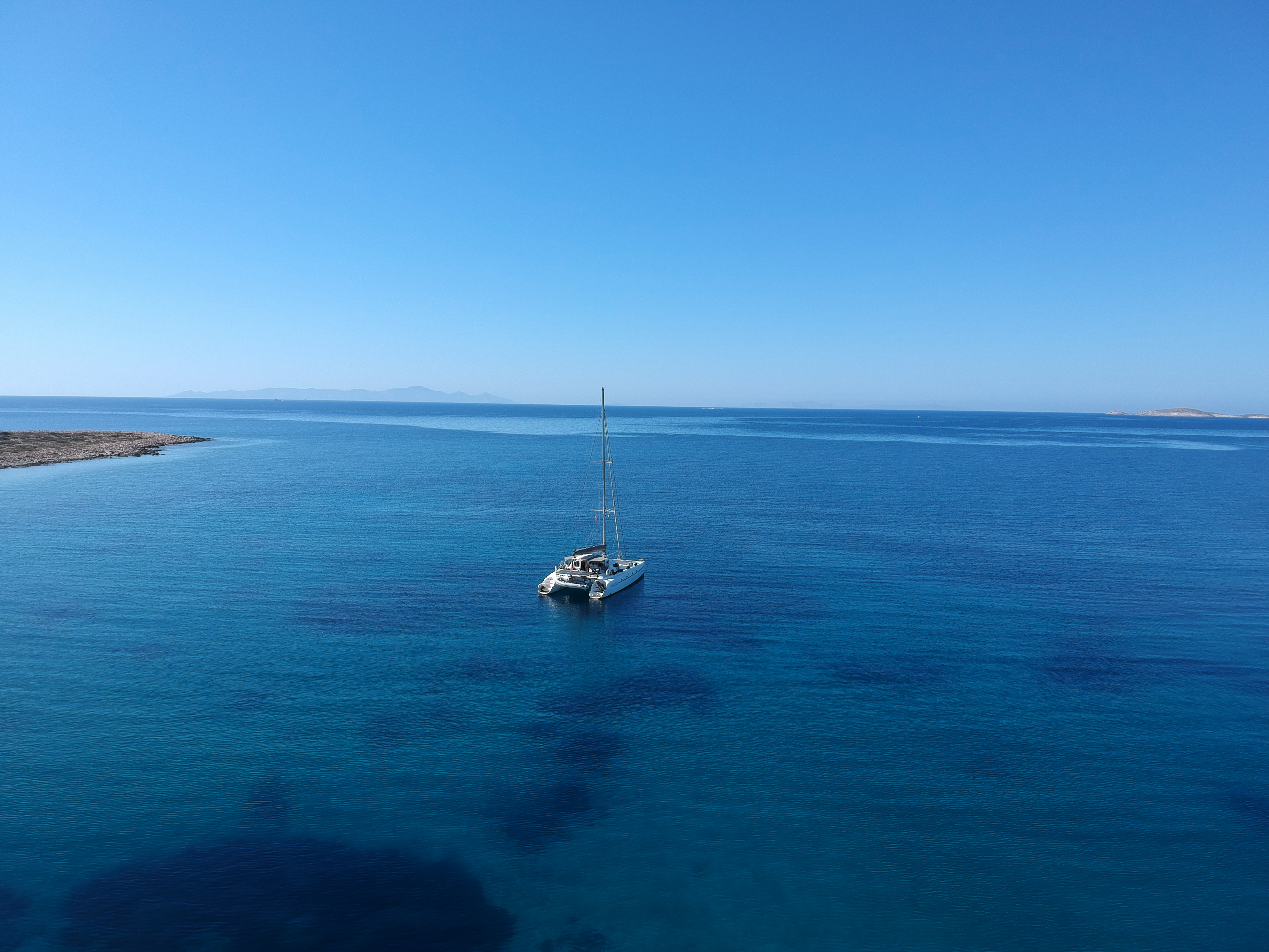 Fountaine Pajot Bahia 46 aerial view