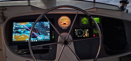 Cockpit by night