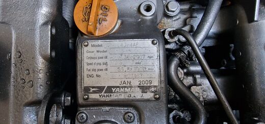 Engine type plate